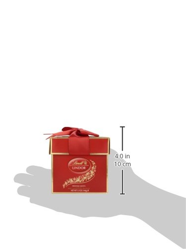Lindt LINDOR truffles Milk Chocolate Token Gift Box, 4.7oz