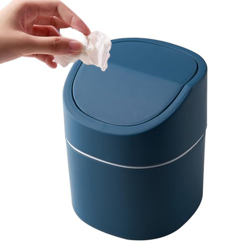 katmerio Desktop-Mülleimer, 2L Klein Tischmülleimer,...