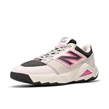 New Balance Women's Coco Delray Tennis Shoe, Pink Salt/5614 Black, 8 W