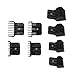 2025 8Pcs Trimmer Guards Set for BaBylis-PRO Barberology FX787 Outlining Trimmers and FX726 LoPROFX Trimmers, with the Metal Spring Clip - From 1/32-5/4 inch Snap on Blade Attachment Combs Set