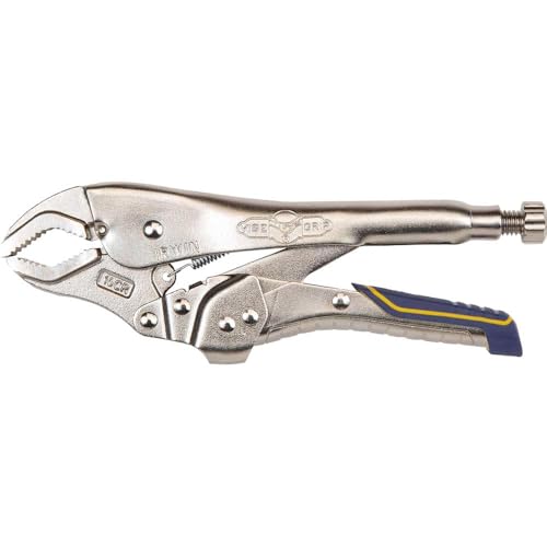 Irwin Fast Release 10CR Gripzange 250 mm, gebogene Backen, Spannweite 48 mm, ProTouch 2K-Griff, T11T