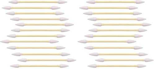 Image of 1200pcs Precision Tip Cotton Swabs for Makeup, Bamboo Sticks and Double Pointed (Pack of 2)