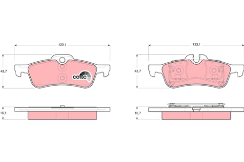Trw GDB1561 Kit Pastiglie Freno A Disco - 2