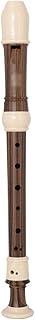 Recorders 8 Hole Soprano Recorder for Beginners, Professional Playing Baroque Recorder, C Key Long Wind Instruments, with Storage Bag + Cleaning Stick (Color : Wood Grain Color, Size : Baroque)