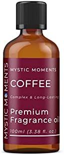Mystic Moments | Coffee Fragrance Oil - 100ml - Perfect for Soaps, Candles, Bath Bombs, Oil Burners, Diffusers and Skin & Hair Care Items