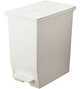 Amazon｜リス(RISU) ソロウ ゴミ箱 ふた付き 45L ホワイト ペダル