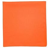 MDSTYLE 100% Cotton Solid Color Bandana for Men & Women 22' x 22' Handkerchief Headband Scarf (Orange)