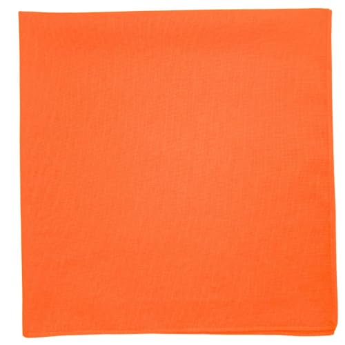 Image of MDSTYLE 100% Cotton Solid Color Bandana for Men & Women 22 inch x 22 inch Handkerchief Headband Scarf