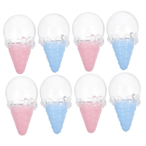 SOIMISS 8 Piezas caja de dulces cajas almacenaje cajas de almacenaje storage box cajas almacenamiento bomboneras cajas de postre helado cajas pequeñas con tapas hielo tarro de dulces PD