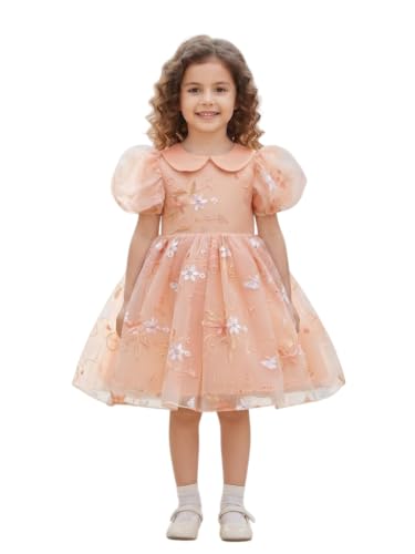 Image of TAGAS Girls' Princess Dress || Girl Frock || BirthdayDress Babygirls| (KD-65) Knee-Length
