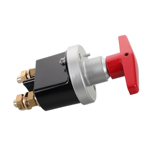 GLEAVI Heavy Duty Battery Disconnect Switch Handle Lock Power Cut Off for Car Truck Rv Boat and Yacht Durable Isolator Switch