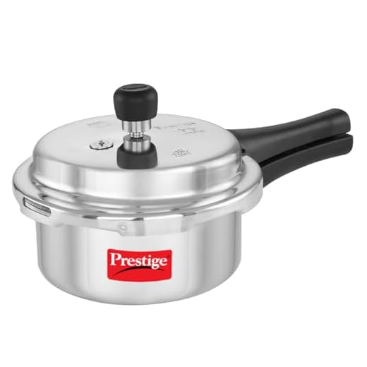 Prestige Popular Aluminium Pressure Cooker, 2 Litres, Silver