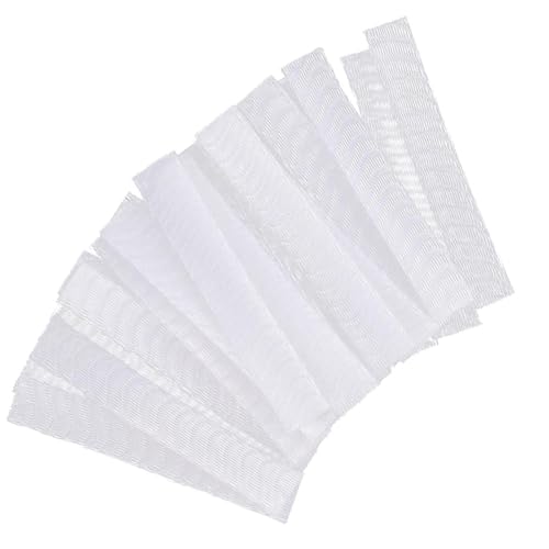 100 redes para bobinas de hilo blanco 6x1 cm