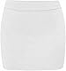 Walang Damen-Einfarbiger Stretch-Bodycon-Minirock, halbtransparent, mit leicht durchscheinendem Babydoll-Rock XS-L (Weiß)