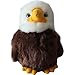 TBQYW Simulazione Aquila Calva Peluche, Simpatico Aquila Calva Peluche Bambola, Kawaii Peluche Regalo di Compleanno per Bambini 18 Cm