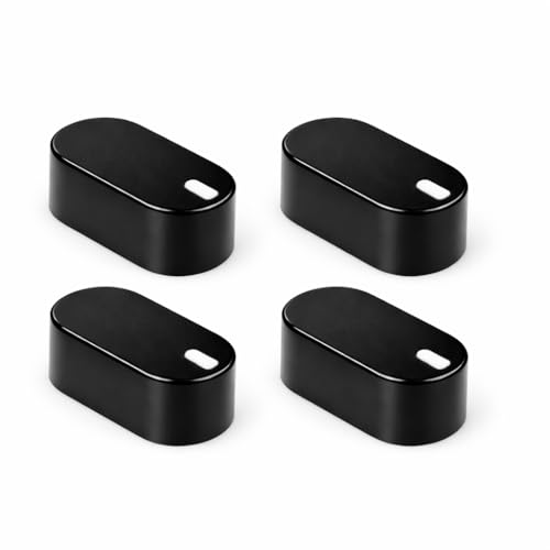 Image of Everflame Sleek Gas Stove Knob (Pack of 4) | Durable Plastic Body | Compatible with 8mm Shaft | Fit for Kitchen Gas Stoves | Easy Installation Replacement Knobs