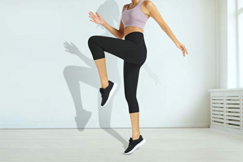 Image of Fengbay High Waist Yoga Pants, Pocket Yoga Pants Tummy Control Workout Running 4 Way Stretch Yoga Leggings