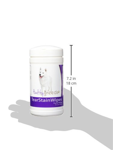 Image of Healthy Breeds Samoyed Tear Stain Wipes 70 Count (Pack of 2)