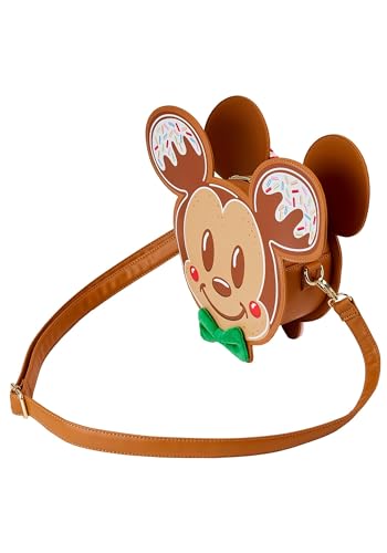 Loungefly Disney Mickey and Minnie Gingerbread Cookie Figural Crossbody4