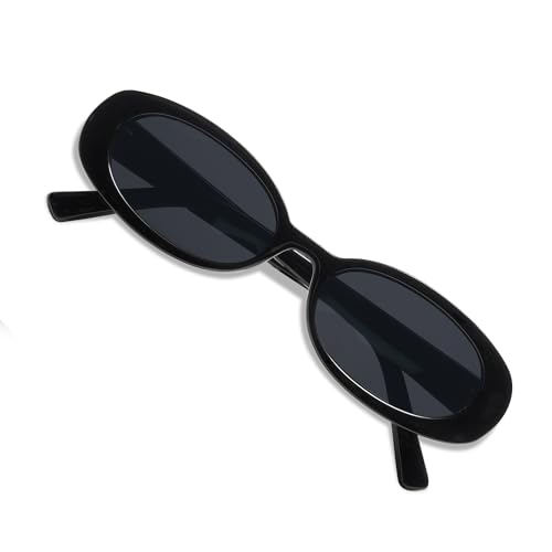 VANLINKER Polarized Retro Oval Sunglasses for Women and Men Small 90s Style VL9580