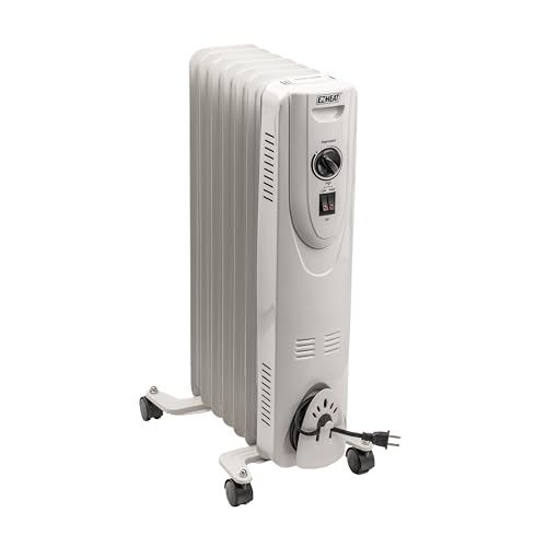EZ-HEAT Oil-Filled Radiant Radiator Space Heater, Never Refill, Adjustable Thermostat, Tip-Over Switch & Overheat Protection System, MTDR-06WC by EZ-HEAT - Image 6