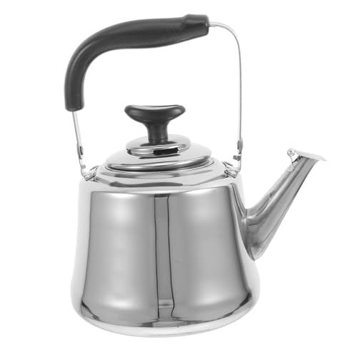 Cabilock Bouilloire Acier Inoxydable avec Sifflet Compatible Induction et Gaz Résistance Thermique pour Maison et Restaurant Pratique pour Thé