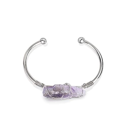 Pierre Roche d’Energie Chakra en Bracelet Hexagonal aux Finitions Nobles