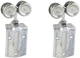 National Hardware N112-102 5005 - Perchas para rieles en zinc (paquete de 2)