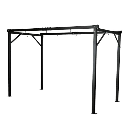 Titan Fitness Heavy Bag Boxing Stand - Holds 8 Bags, 12'x6' Commercial Boxing Training Rack, 360-Degress Access, 3' Steel Tubing with Bolt-Down Stability, Collapsible to 4-Bag Setup