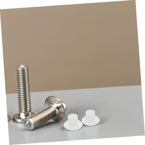 Tapas de tornillos redondos de plástico Kisangel y tapones decorativos para muebles 7