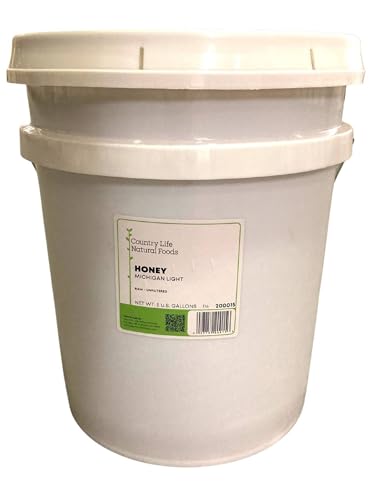 Miel natural light cruda de 5 gal Michigan