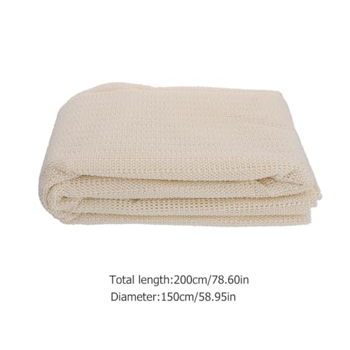 Cojín antideslizante para colchones grandes de PVC beige y base cómoda de hogar 3