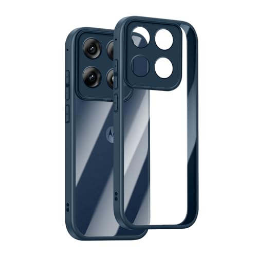 [SinRenn] �R���p�`�u��Motorola Edge 70 Pro �P�[�X �N���A 360°�S�ʕی� ���^ �����Y�ی� �X�}�z�P�[�X �ϋv�� ����PC�w��+�\���b�h�J���[ TPU�t���[�� �ϏՌ� �g�уJ�o�[ ���ϖh�~ �C�菝�h�~ �ČRMIL�K�i ����