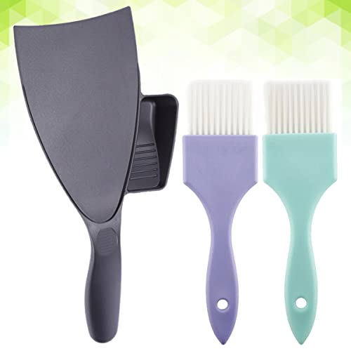 Lurrose 3 Pcs Kit de Placa de Escovas de Cabeleireiro para Tratamento Doméstico Kit de Cabelo Ferram