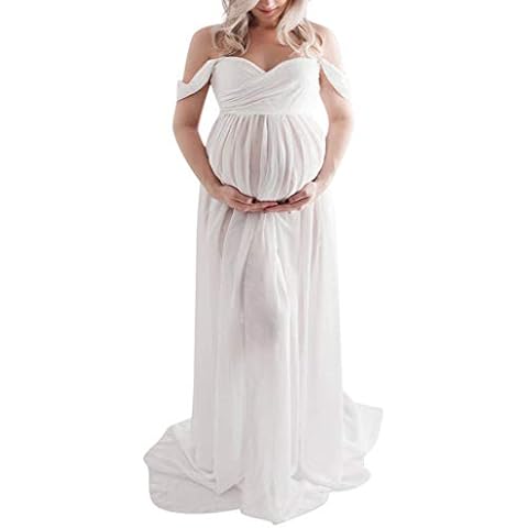 Elegant Off Shoulder Maternity Dress by Arestory Cover
