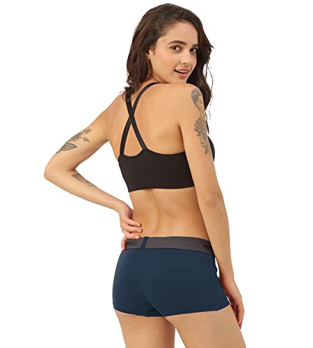 Image of Freecultr Women's Underwear Antibacterial Micromodal Airsoft | Boy Shorts| No-Itch No-Chafing Sweat-Proof & Super Soft Innerwear for Daily Comfort | Lightweight Breathable & Flexible Fit