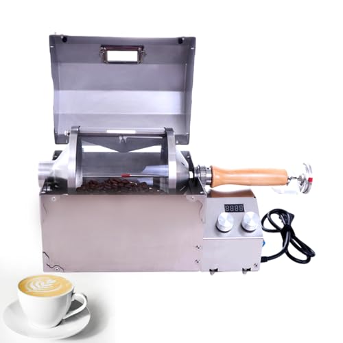 WEICNE Tostatrice Elettrica per caffè in Grani da 1200 W, Torrefazione caffè a Temperatura Regolabile, Macchina per Cuocere I Chicchi Fatta in Casa da 400 G, per Cuocere Il caffè