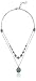 Lucky Brand Gem Bazaar Turquoise Double-Layer Pendant Necklace, 20" + 2" Extender