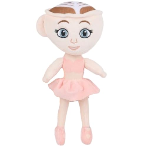 KUKUShining Italian Brainrot Peluche, Tralalero Tralala Italiano Lindo Y Suave Peluche De Tung Tung Sahur Ideal For Decoración Infantil(Ballerina Cappuccina)
