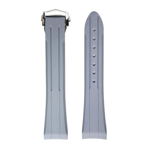 Bracelet caoutchouc 20mm pour MoonSwatch et Speedmaster à boucle déployante