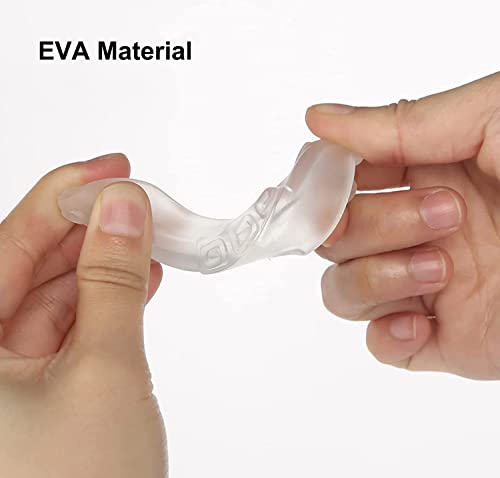 Mundschutz Boxen, 6 Stücke Sport Zahnschutz Mundschutz Boxen Herren,Sportmundschutz für Boxen, Kampfsport, MMA, Muay Thai, Hockey, Schützt Zähne, Zahnfleisch & Kiefer(Transparent)