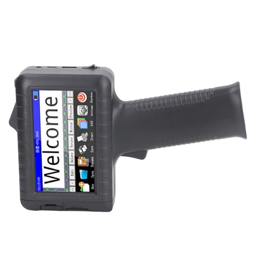 Impressora Jato de Tinta Portátil HD LED Tela Sensível Ao Toque Com Suporte para Vários Idiomas Mini