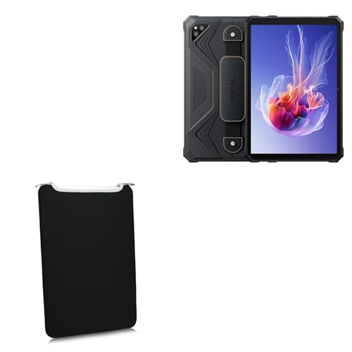 BoxWave Case Compatible with Oscal Spider 8 - SlipSuit, Soft Slim Neoprene Pouch Protective Case Cover - Jet Black
