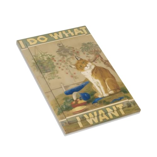 Decorative Light Switch Cover Plate Rustic Funny Cat Gardan Plant 1 Gang No Device Single Blank Outlet Covers Wall Plate Cover Switchplate Electrical Faceplate for Home Decor