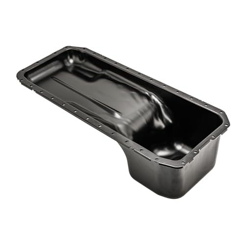 Image of KAX Engine Oil Pan Fit for Ram 2500 /3500 /4500 /5500, 2500 /3500 /4500 /5500 | 264-470 with Drain Plug for Dodge Ram 2500 /3500 5.9L 2003-2009, Dodge Ram 2500 /3500 6.7L 2007-2012, Ram 4500 /5500 2008-2012