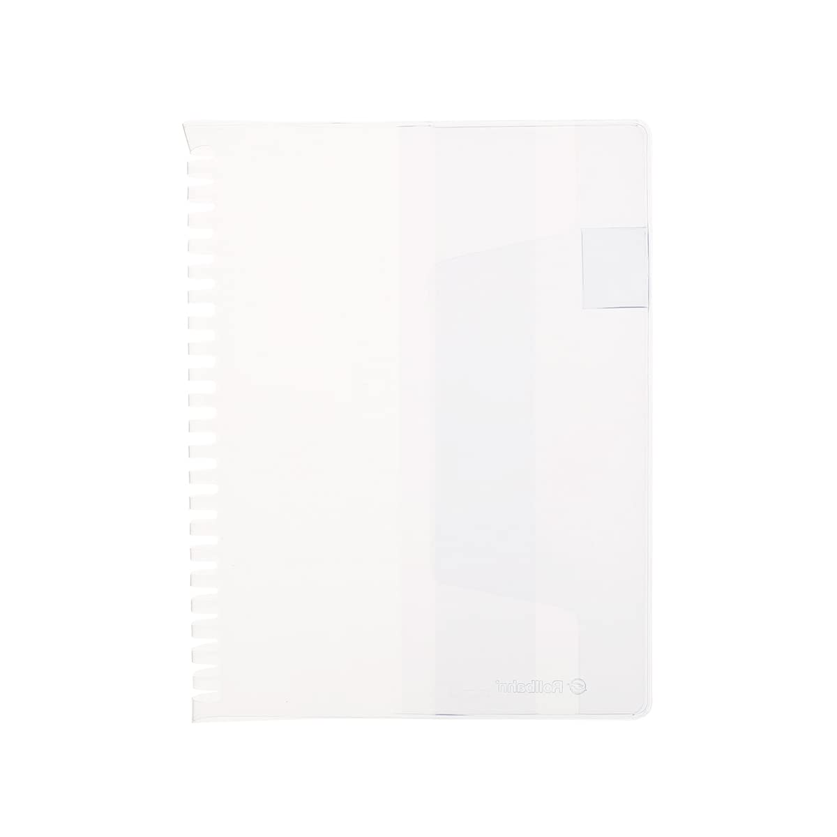 Rollbahn Pocket Memo Cover, Clear, For Use With Rings (A5 Size)      Office Product