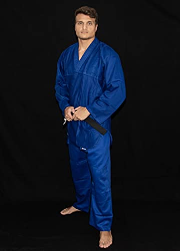 Torah Combat, Kimono Adulto Unissex, Azul (Blue), A3