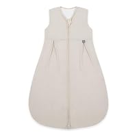 emma & noah Baby Schlafsack 1.0 TOG, Ganzjahres Schlafsack für den Frühling, Sommer und Herbst, 100% Bio-Baumwolle, OEKO-TEX Zertifiziert, 