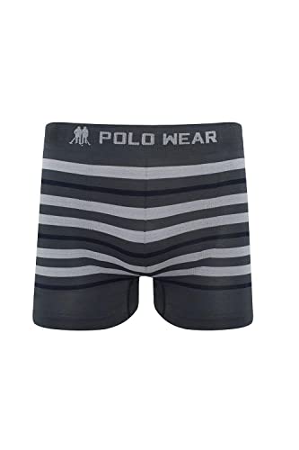 Kit 10 Cuecas Boxer Polo Wear Listrada Sortida
