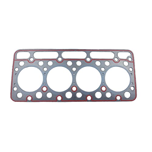 Image of V1702 Cylinder Head Gasket Compatible with Kubota V1702 V1702B Engine L2850DT Tractor KH90 Mini Excavator Bobcat 743 733 Skid Loader